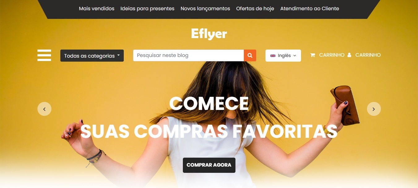 Site institucional desenvolvido para empresa de tecnologia.