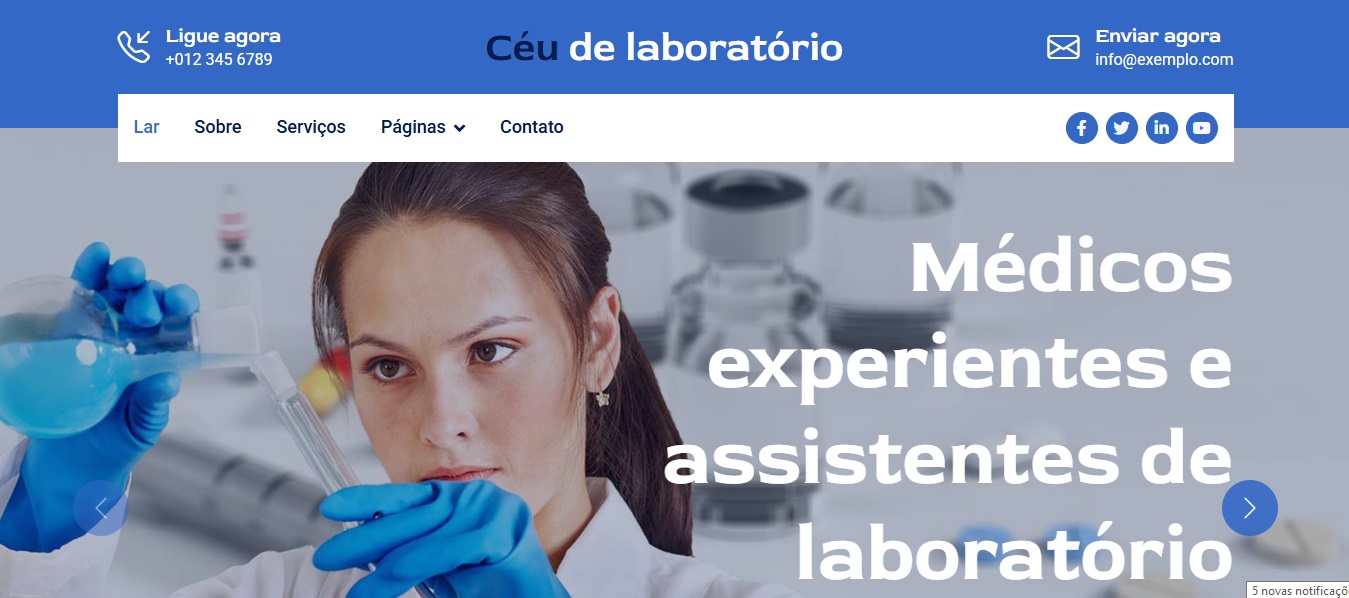 Site Landing page para profissional autônomo