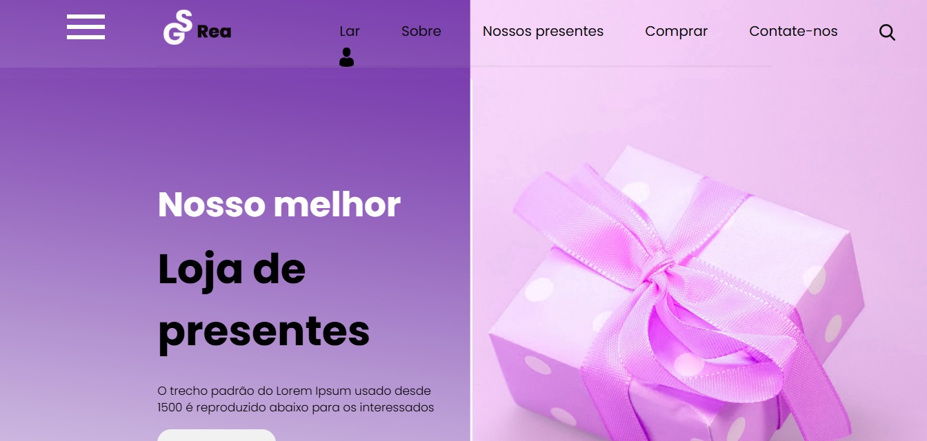 Site responsivo moderno e profissional